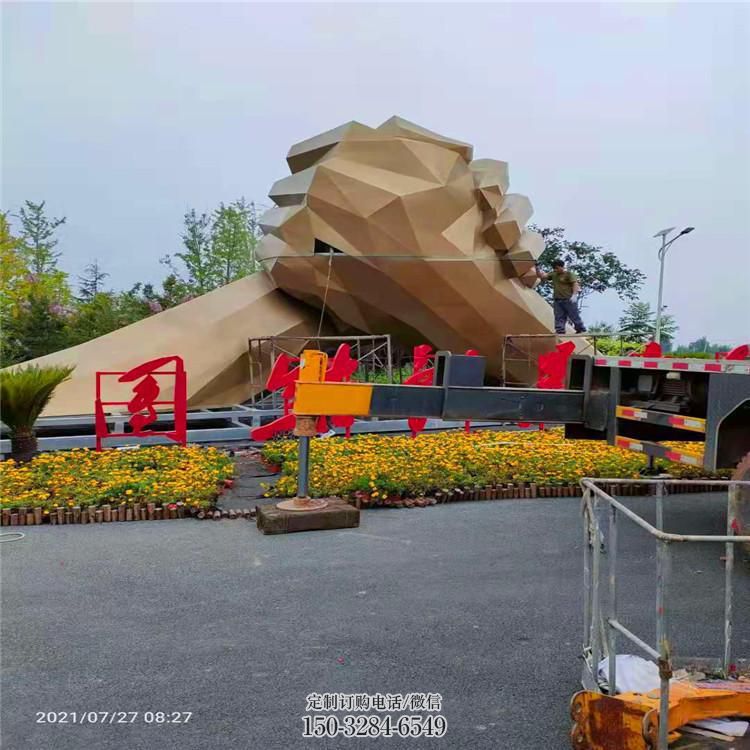 几何握手雕塑 公园诚信雕塑 不广场不锈钢雕塑 几何握手雕塑 公园诚信雕塑 不广场不锈钢雕塑