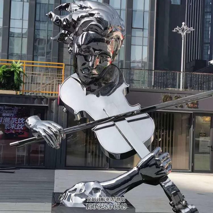 萨克斯雕塑 镜面乐器雕塑 不锈钢西方乐器雕塑 萨克斯雕塑 镜面乐器雕塑 不锈钢西方乐器雕塑
