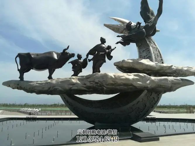 风景区牛郎织女雕塑 售楼处广场雕塑 仿古摆件 风景区牛郎织女雕塑 售楼处广场雕塑 仿古摆件