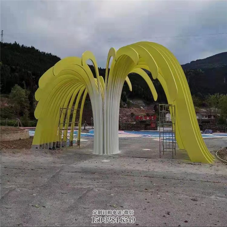 抽象树雕塑,现代化体系,不锈钢旅游区植物装饰雕塑 抽象树雕塑,现代化体系,不锈钢旅游区植物装饰雕塑