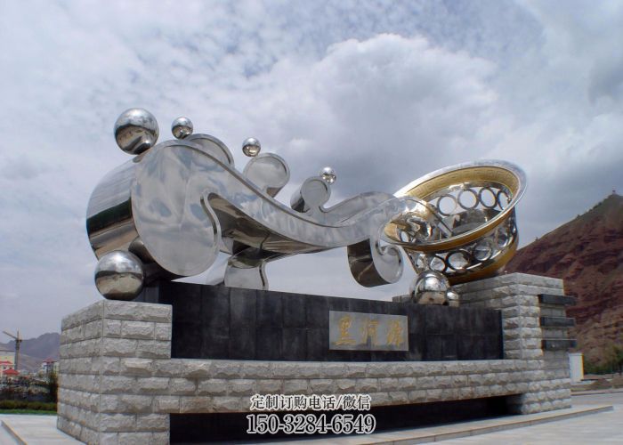 如意雕塑 景观雕塑 小区不锈钢建筑雕塑 如意雕塑 景观雕塑 小区不锈钢建筑雕塑